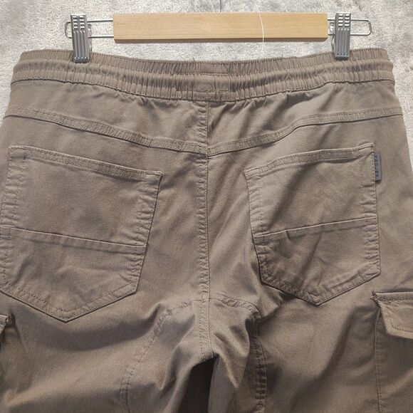 Projek Raw Men's Army Green Joggers Pants Tapered Leg Drawstring Size Lg - Picture 8 of 11